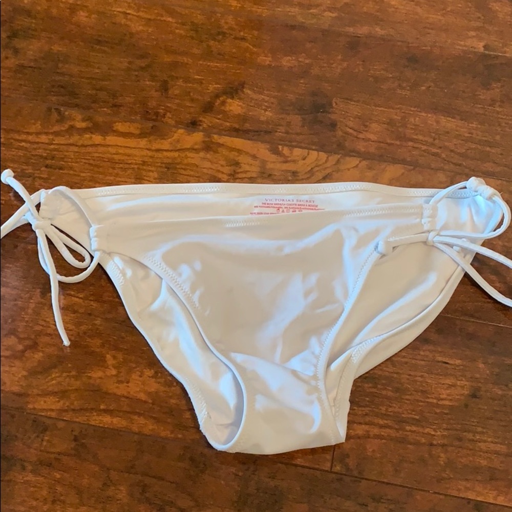 Victoria secret white bikini bottom